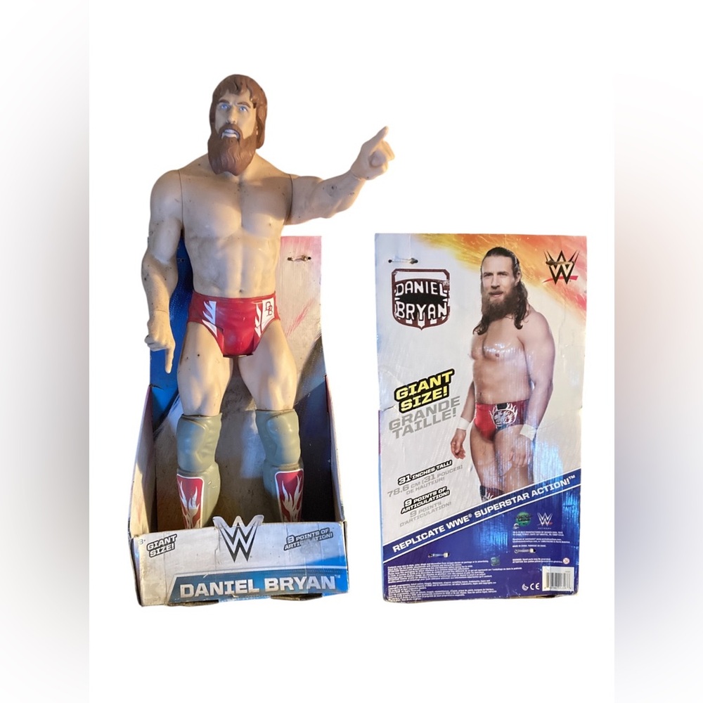 WWE Superstar Daniel Bryan 31"
Inch Giant Big Tall Brian Wrestling Action Figure